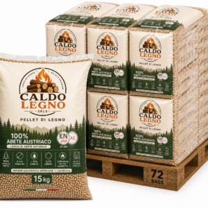 Pellet Caldo-Legno ENplus A1 100% Abete Austriaco | 72 Sacchi 15 kg